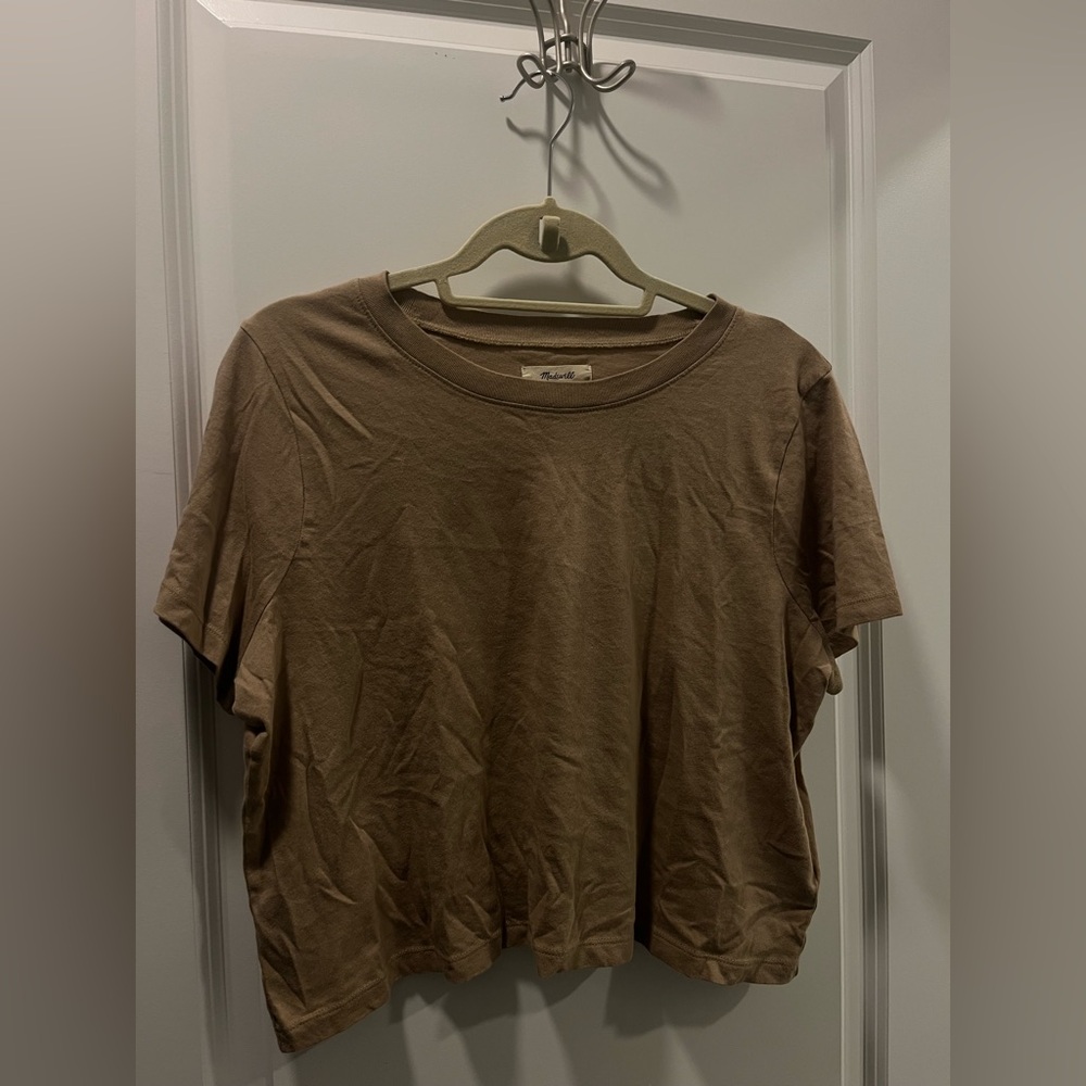 Madewell, medium taupe shirt
